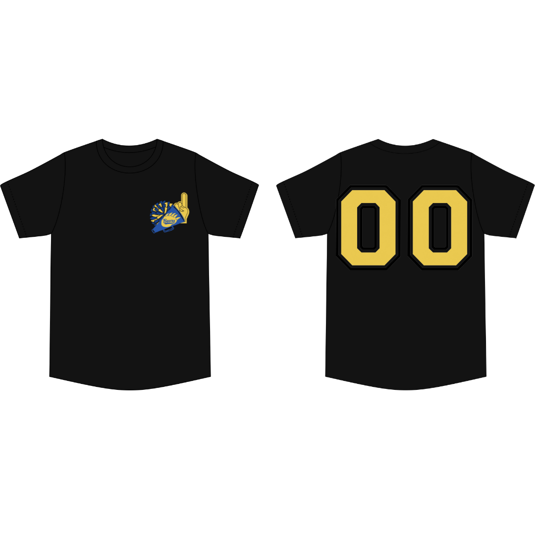 Bears Cheer Personalized Numbers (Youth Size)