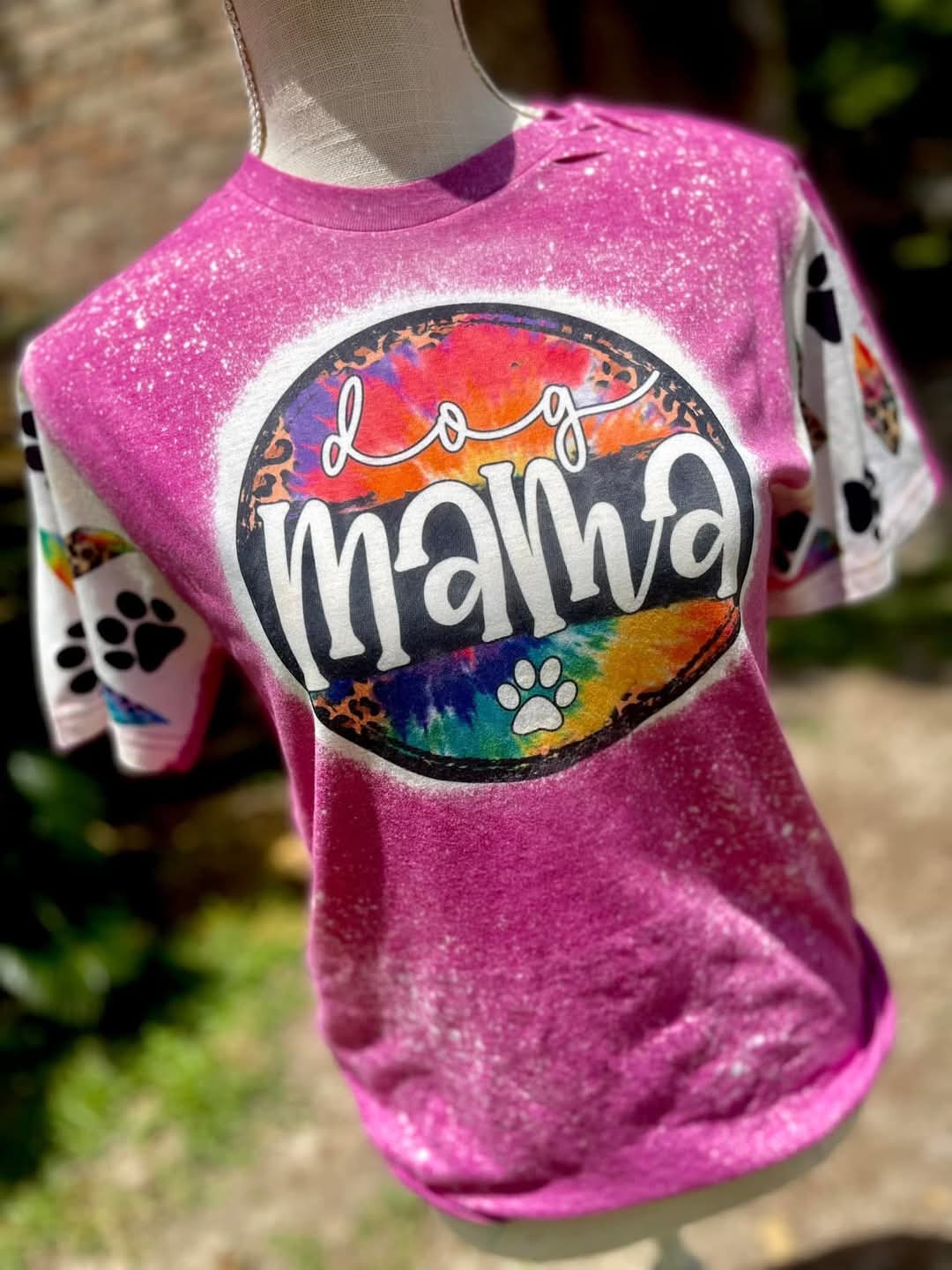 Neon Dog Mama Tee