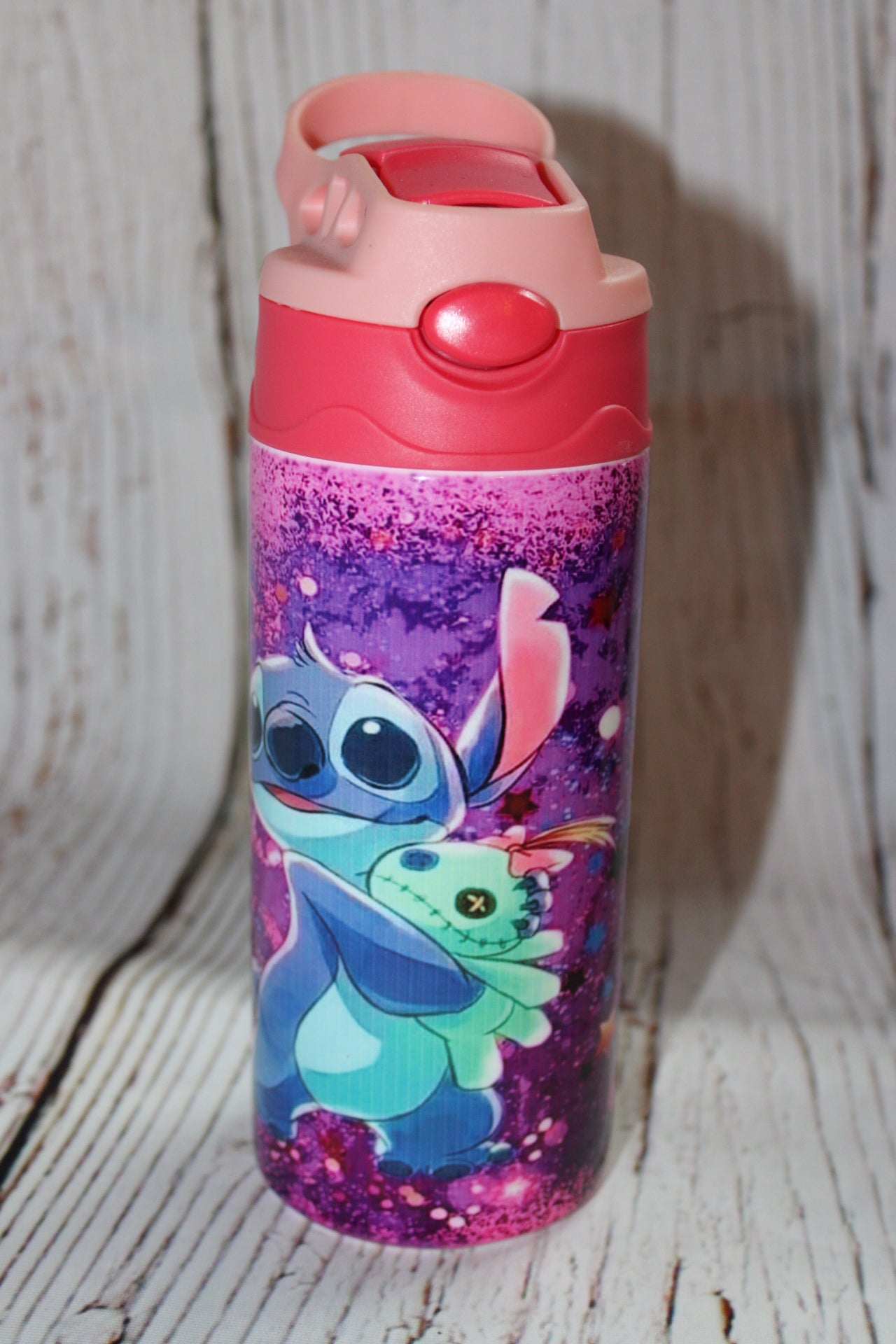 Stitch Flip Top Spill Proof Youth Tumbler 12 Oz