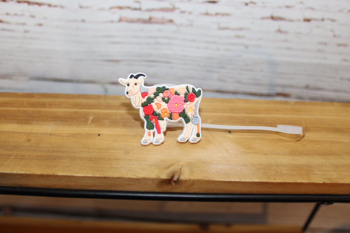 Floral Animals Straw Toppers