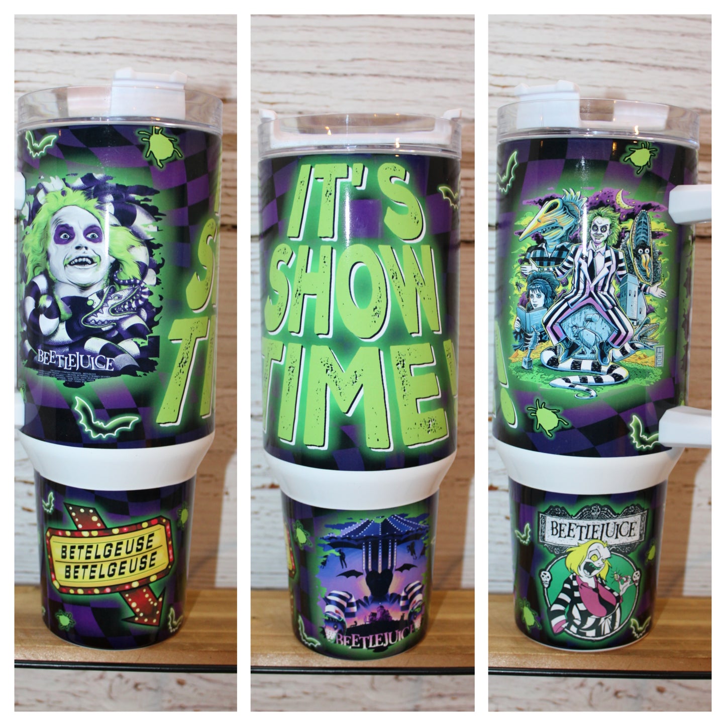 Beetlejuice Halloween 40 Oz Tumbler