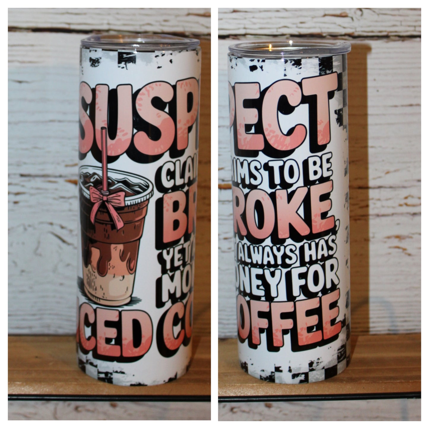 Iced Coffee 20 Oz Tumbler