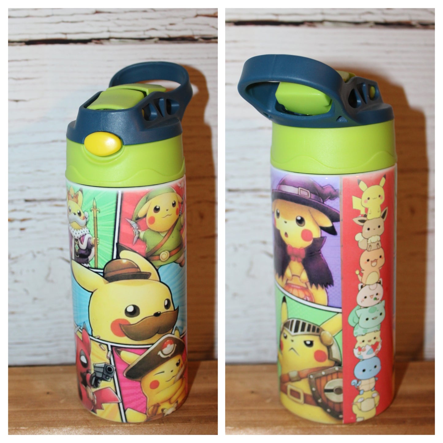 Pikachu Flip Top Spill Proof Youth Tumbler 12 Oz