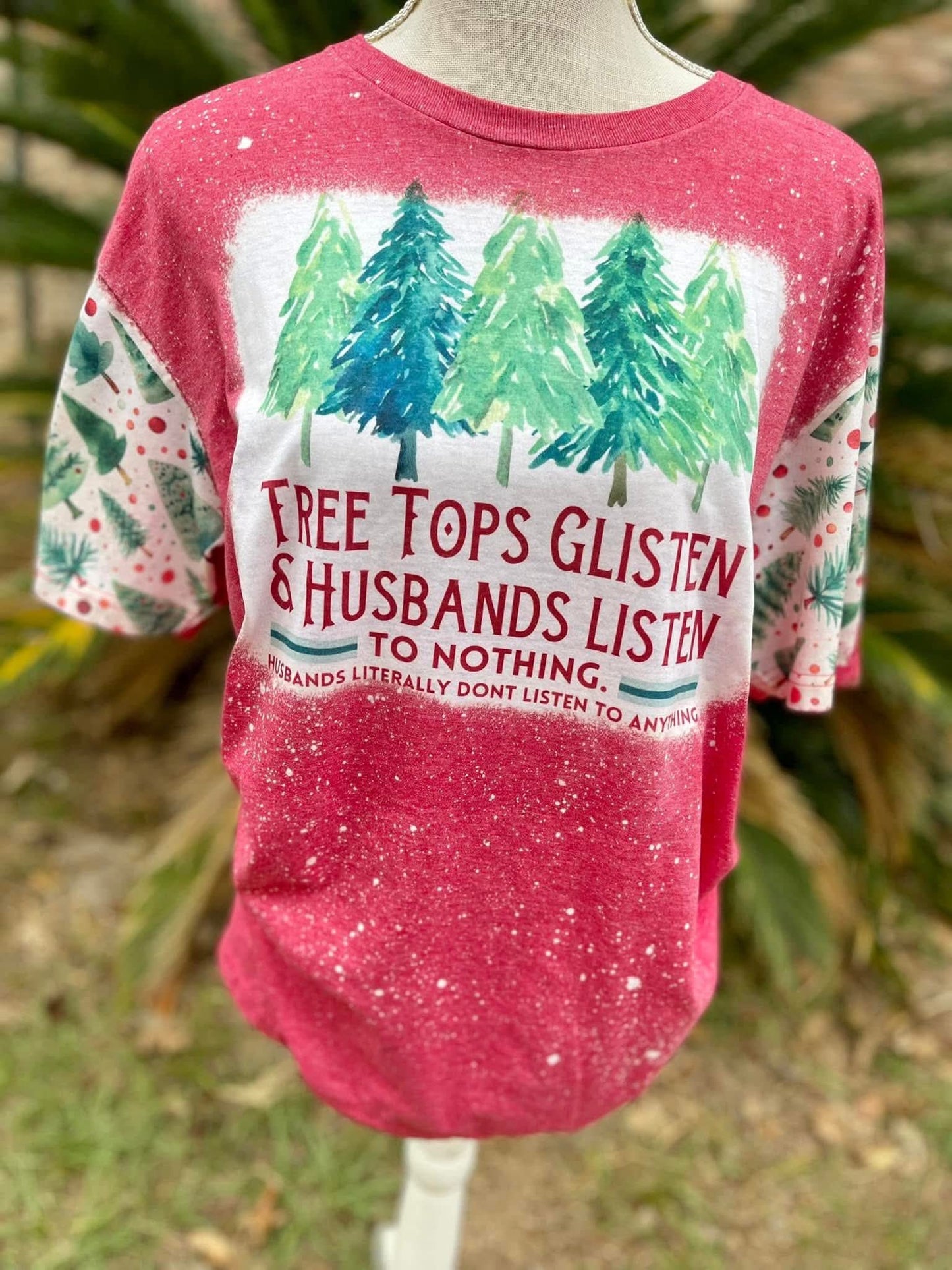 Christmas Tree Husbands listen to nothing Tee Shirt