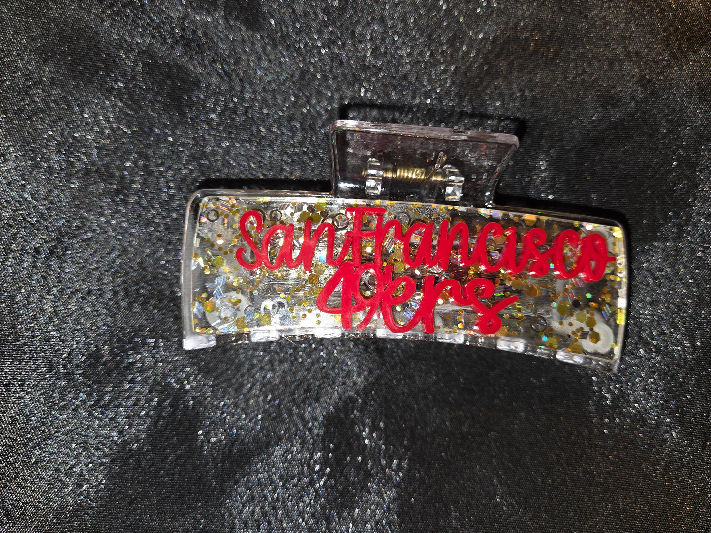 SF 49ers Claw Clips
