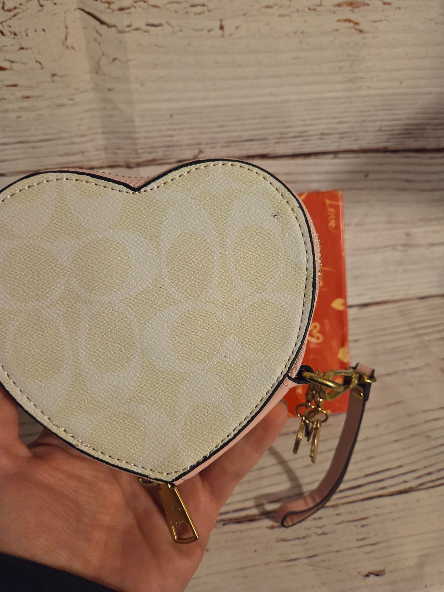 Coach Heart Wristlet Wallets Boujee