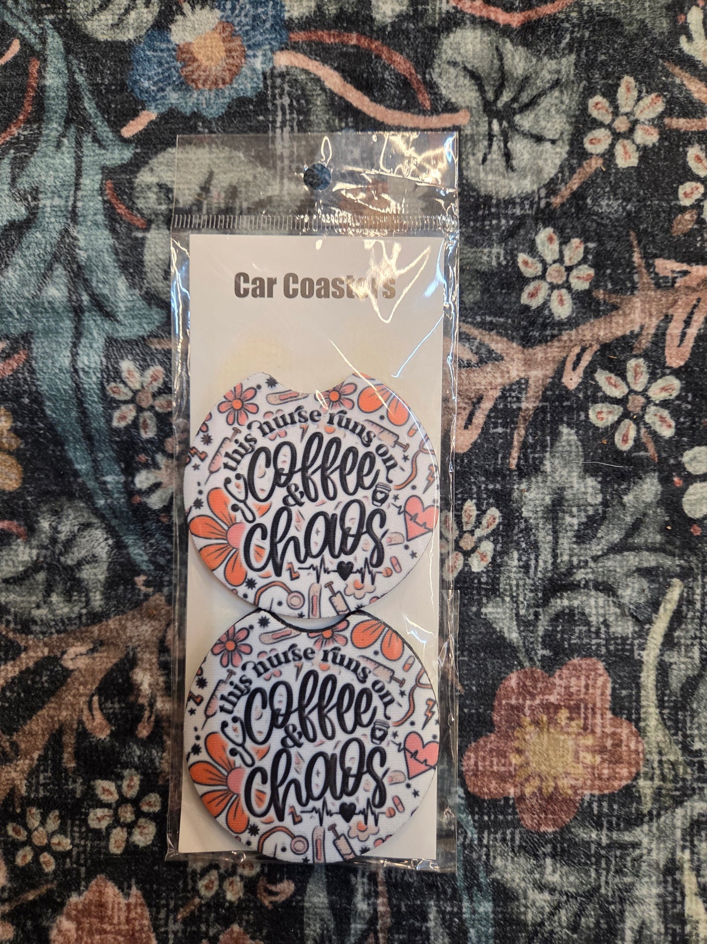 Nurse, Teacher & occupation Car Coasters