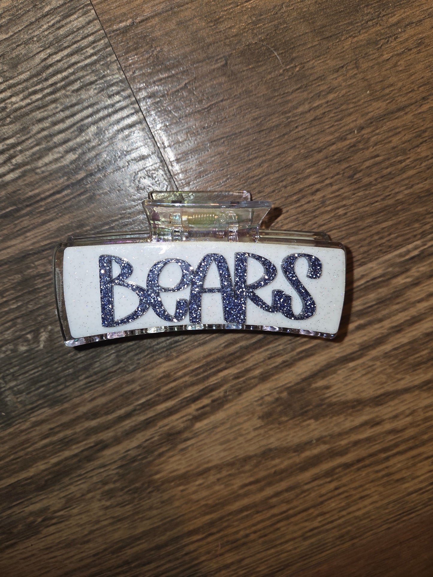 Jr Bears & Bears Large Claw Clips School Spirit