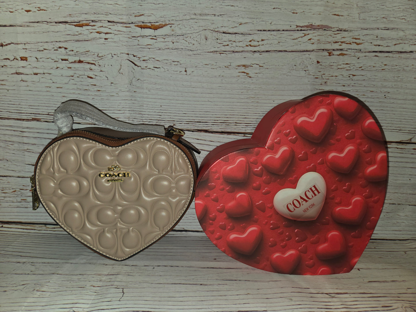 Coach Heart Purse Boujee