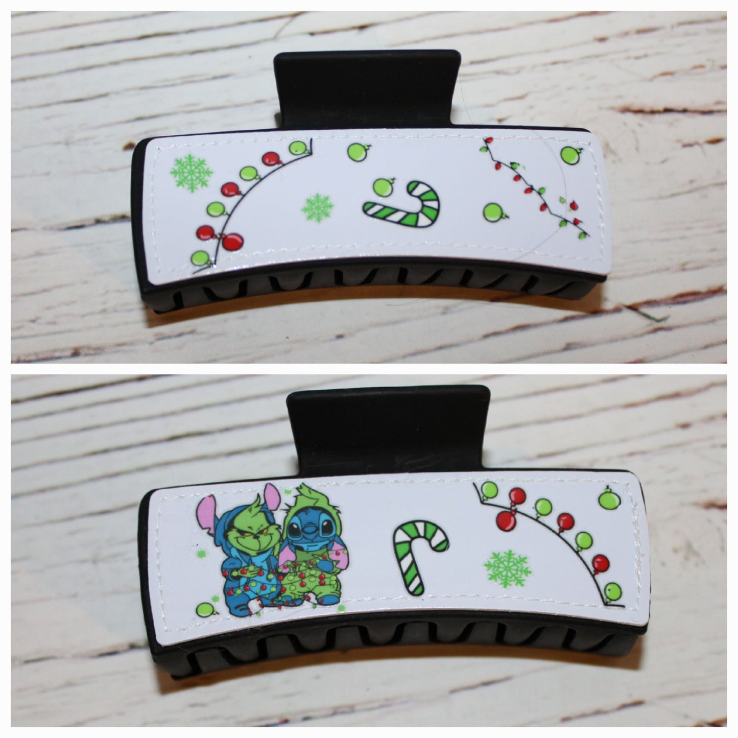 Faux Leather Hair Clips