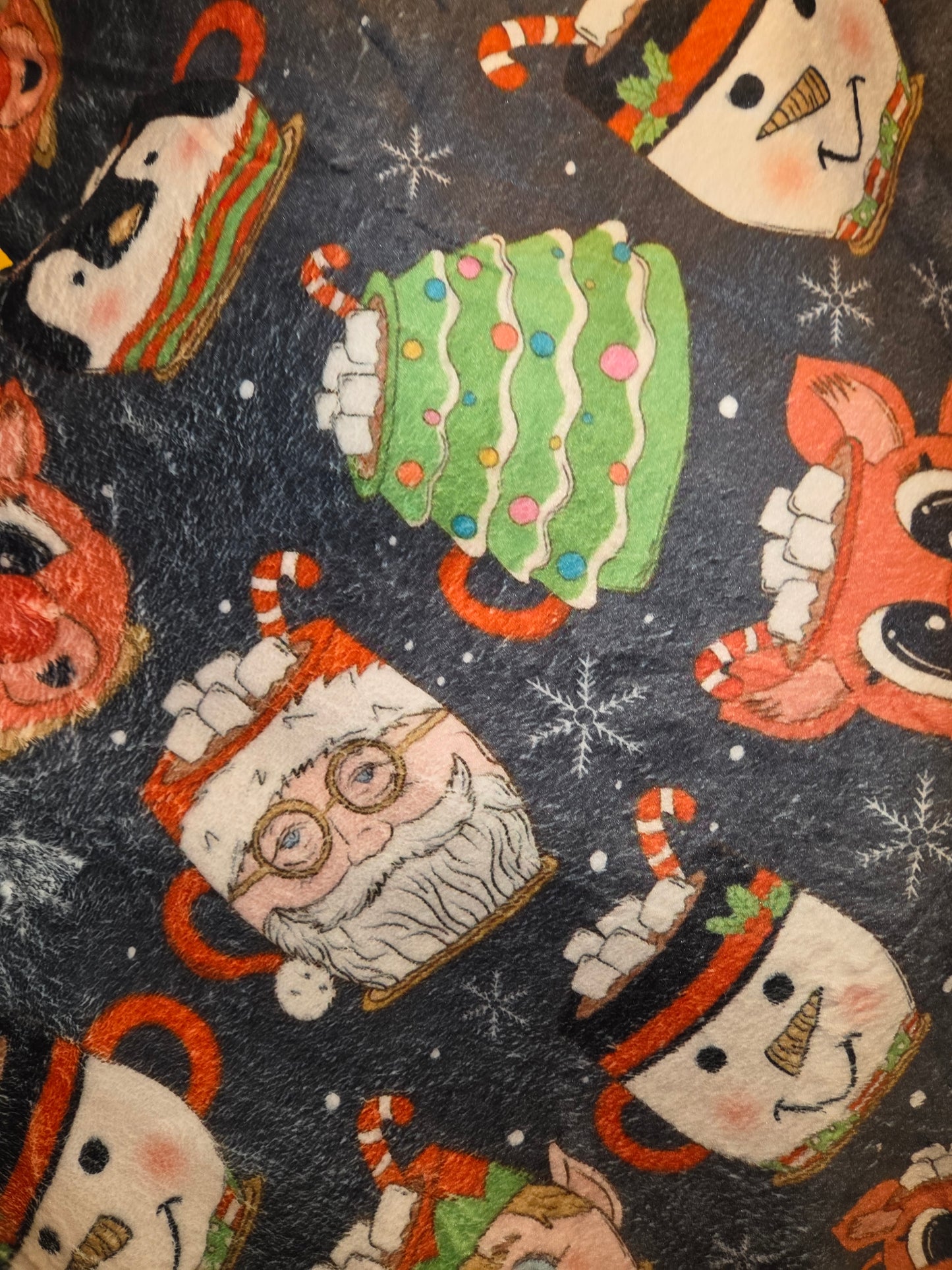 Oversized 60x80" Fuzzy Blanket: Holiday Edition