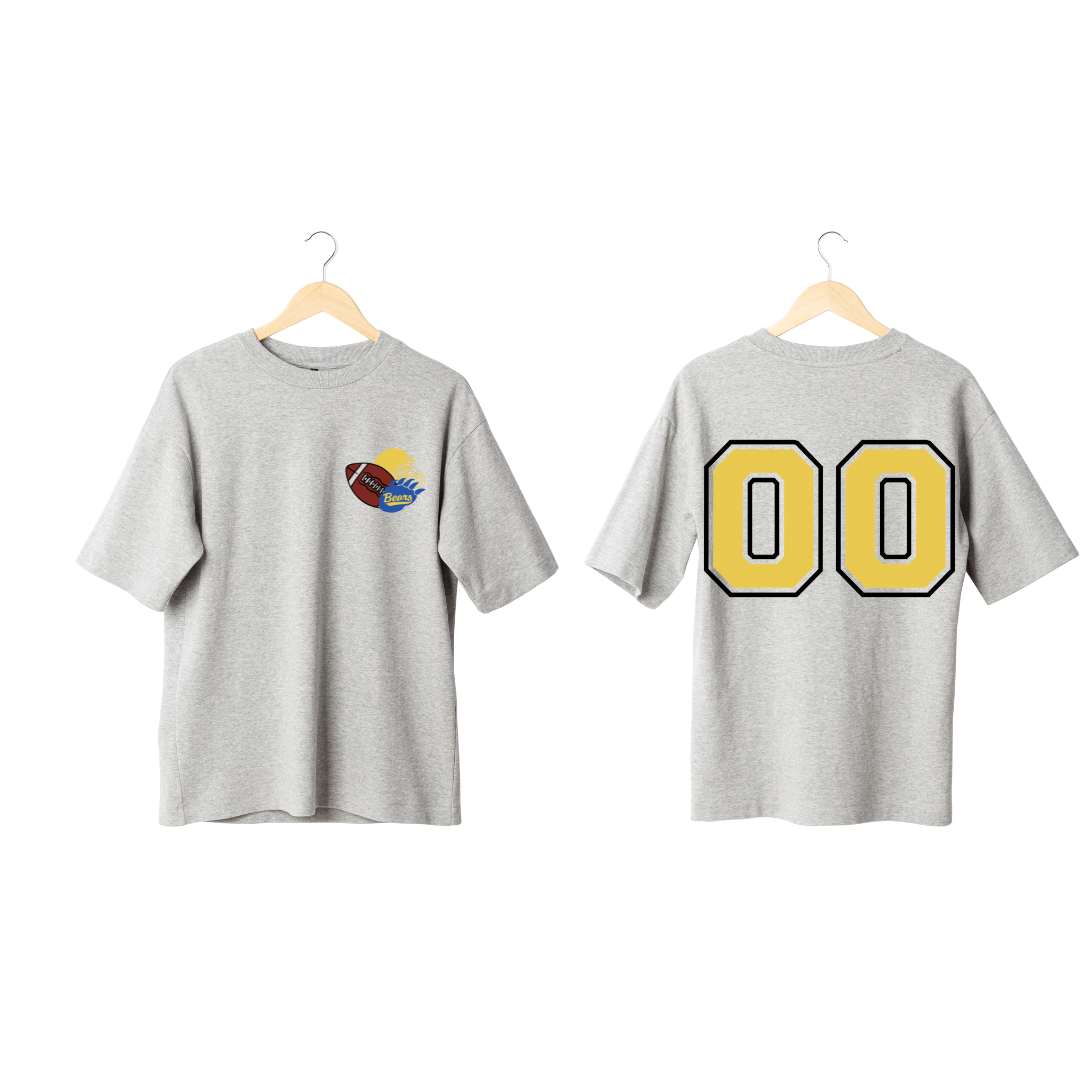 Bears Claw Football Personalized Numbers (Youth Size)