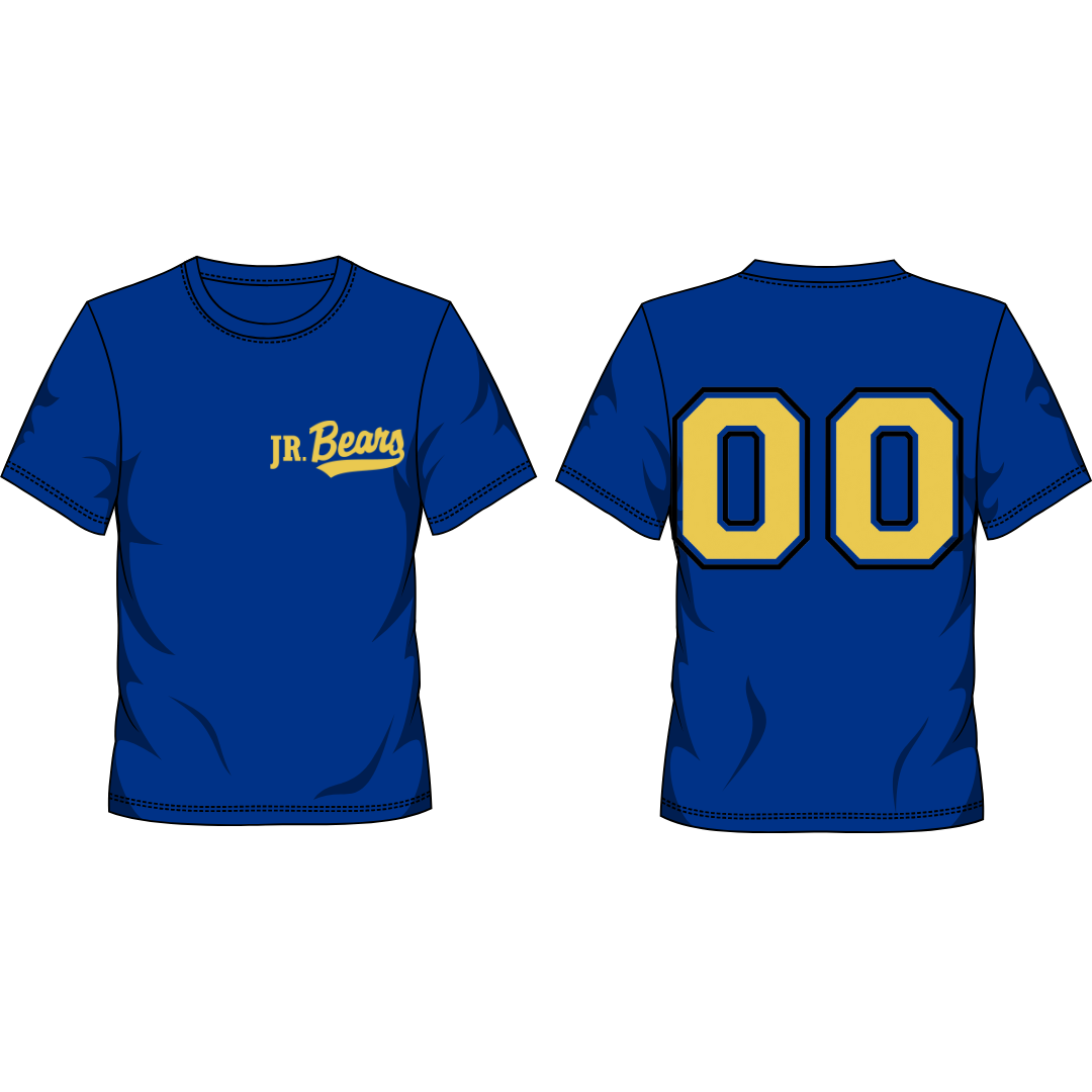Jr. Bears Personalized Numbers (Adult Size)