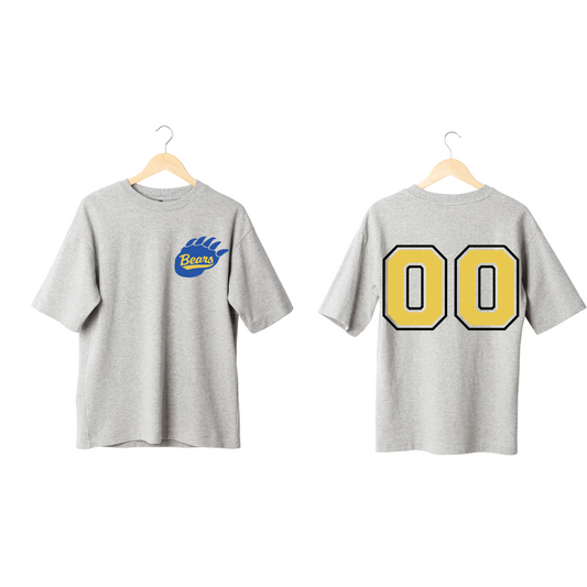 Blue Bears Claw Personalized Numbers (Youth Size)