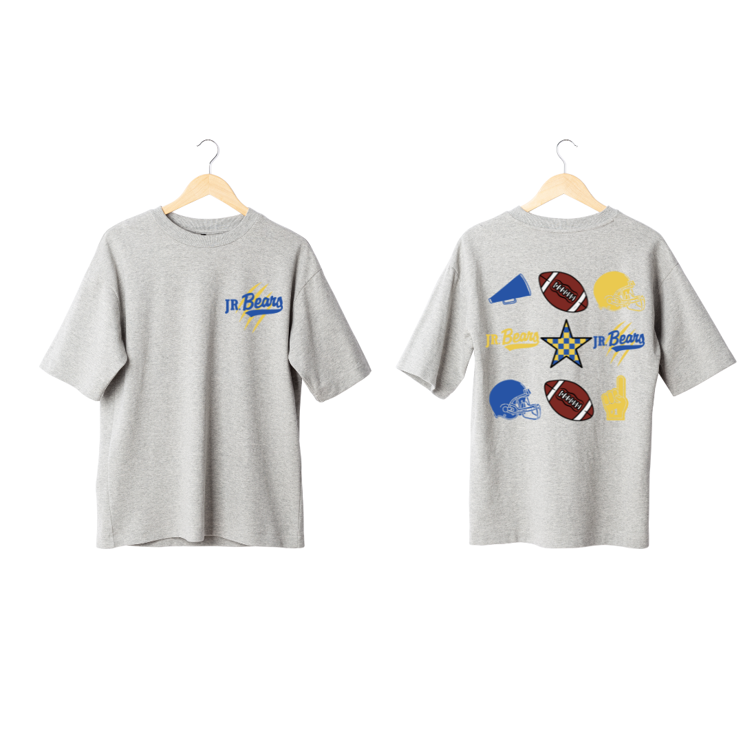 Jr. Bears Claw Marks Football Collage (Youth Size)