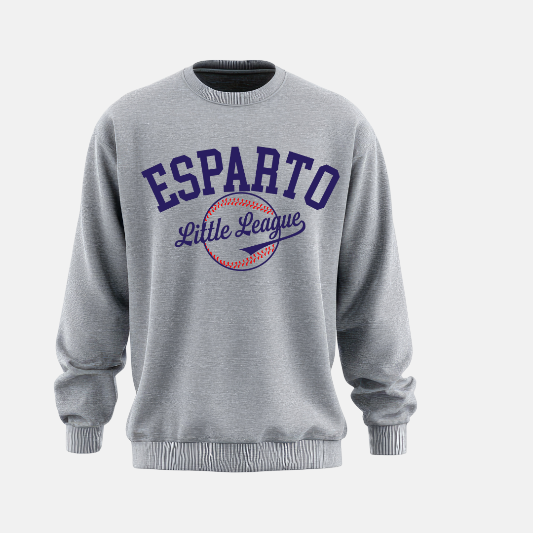 Esparto Little League Logo Crewneck Sweatshirt