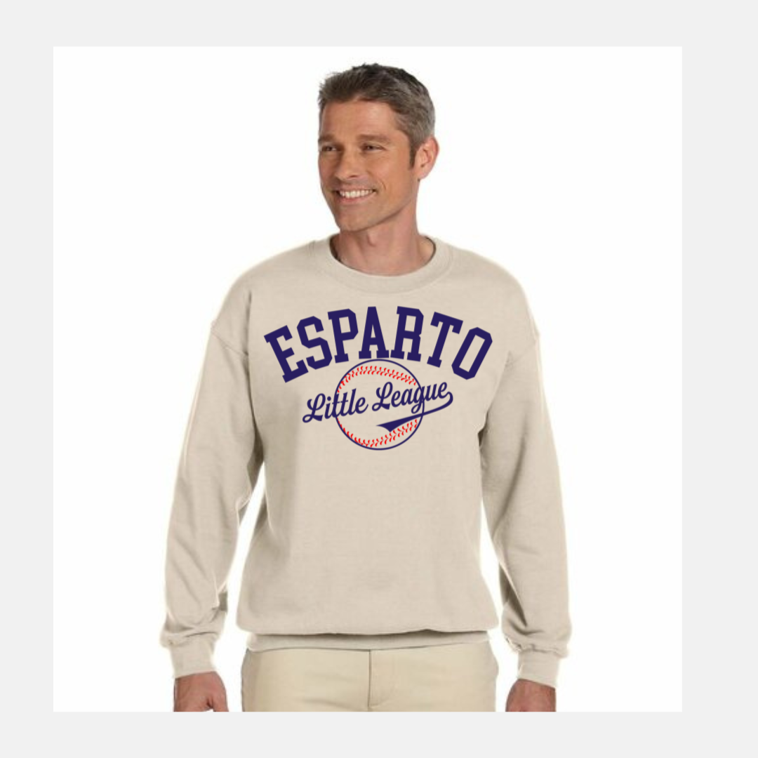 Esparto Little League Logo Crewneck Sweatshirt