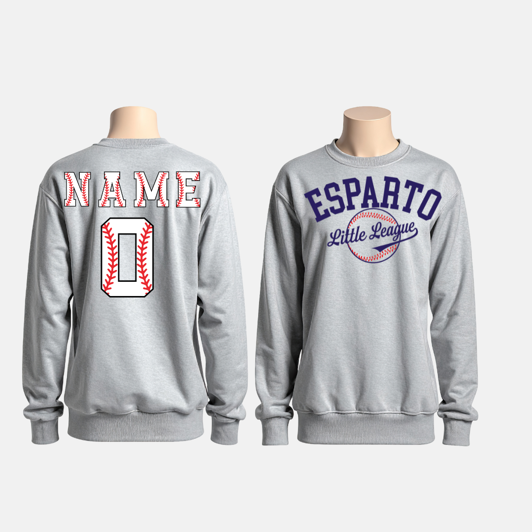 Esparto Little League Logo Crewneck Sweatshirt