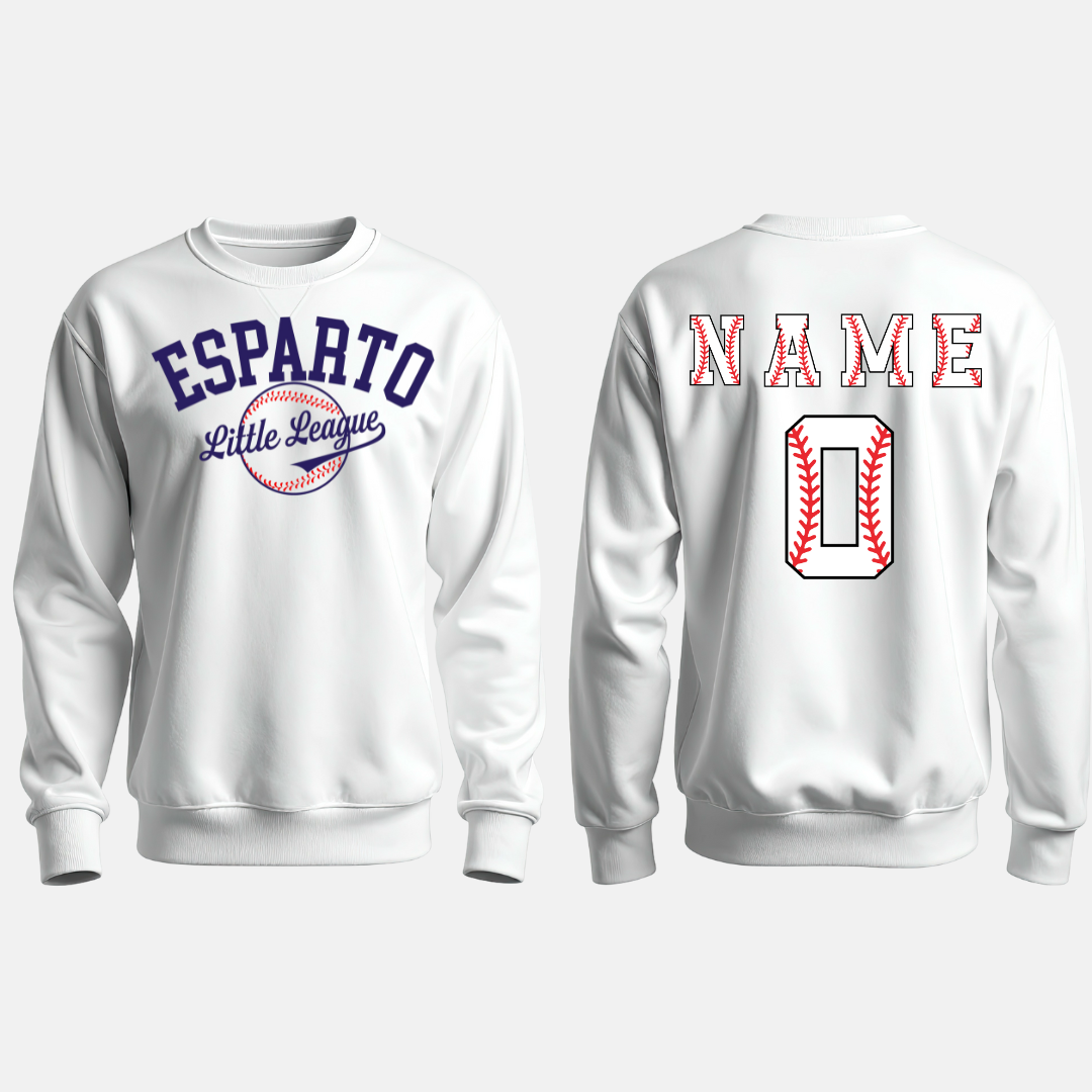 Esparto Little League Logo Crewneck Sweatshirt