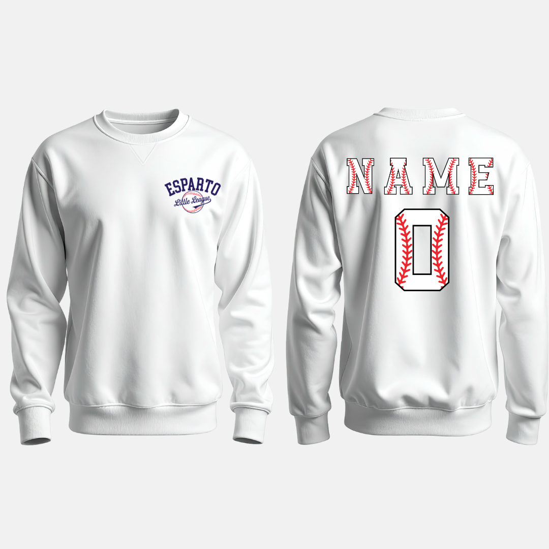 Esparto Little League Logo Crewneck Sweatshirt