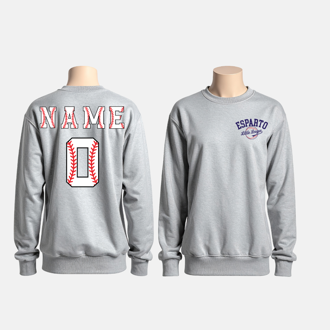 Esparto Little League Logo Crewneck Sweatshirt