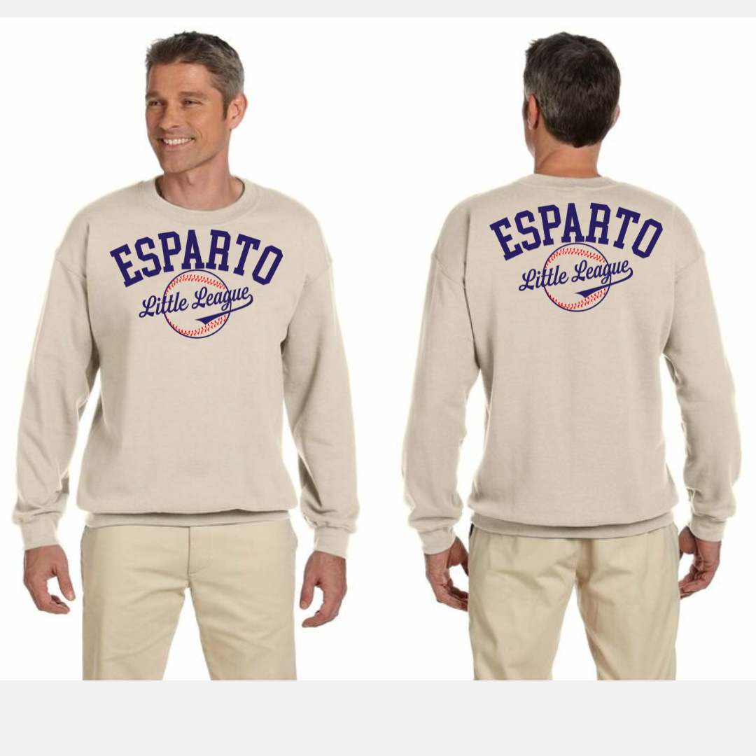 Esparto Little League Logo Crewneck Sweatshirt