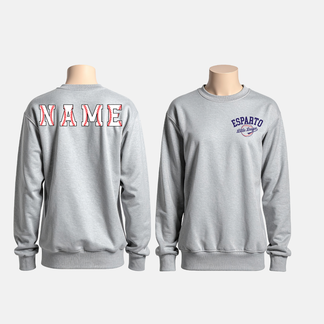 Esparto Little League Logo Crewneck Sweatshirt