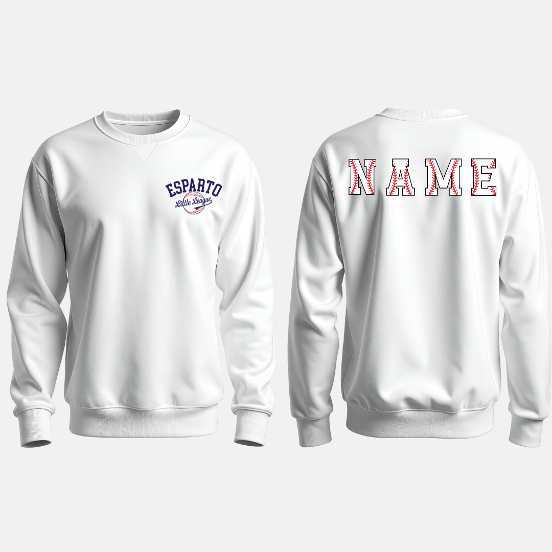 Esparto Little League Logo Crewneck Sweatshirt