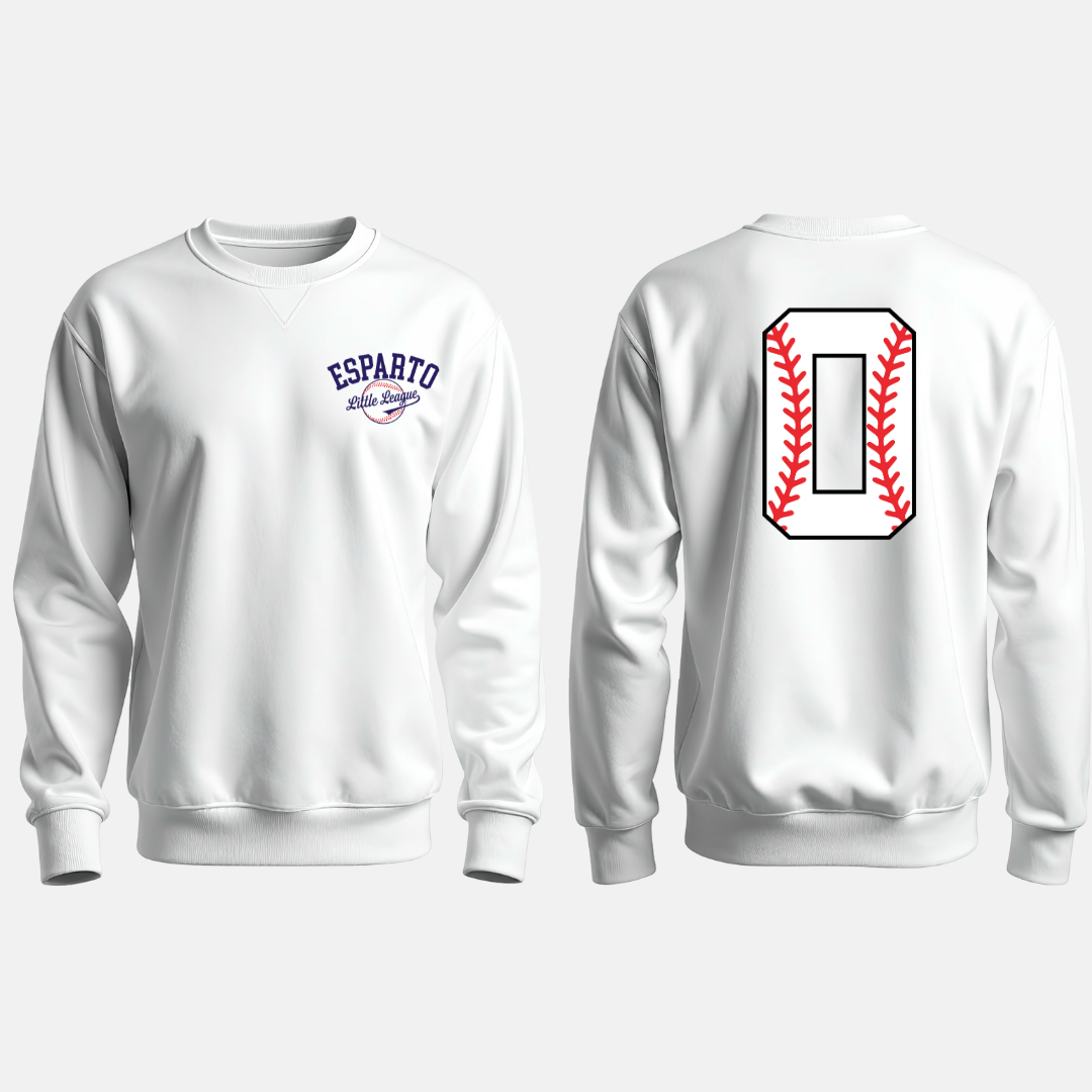 Esparto Little League Logo Crewneck Sweatshirt