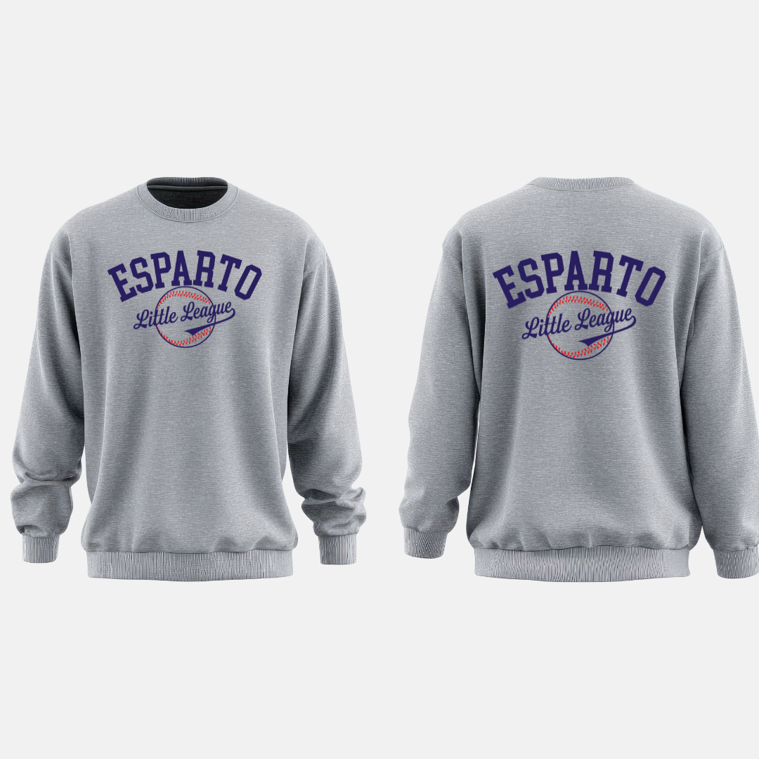 Esparto Little League Logo Crewneck Sweatshirt