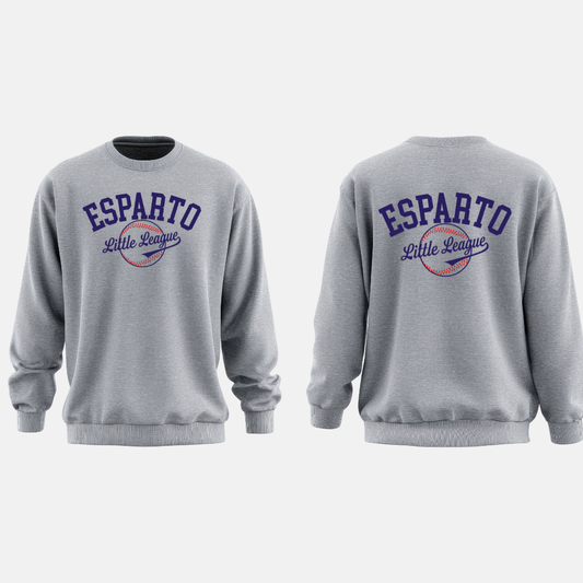 Esparto Little League Logo Crewneck Sweatshirt