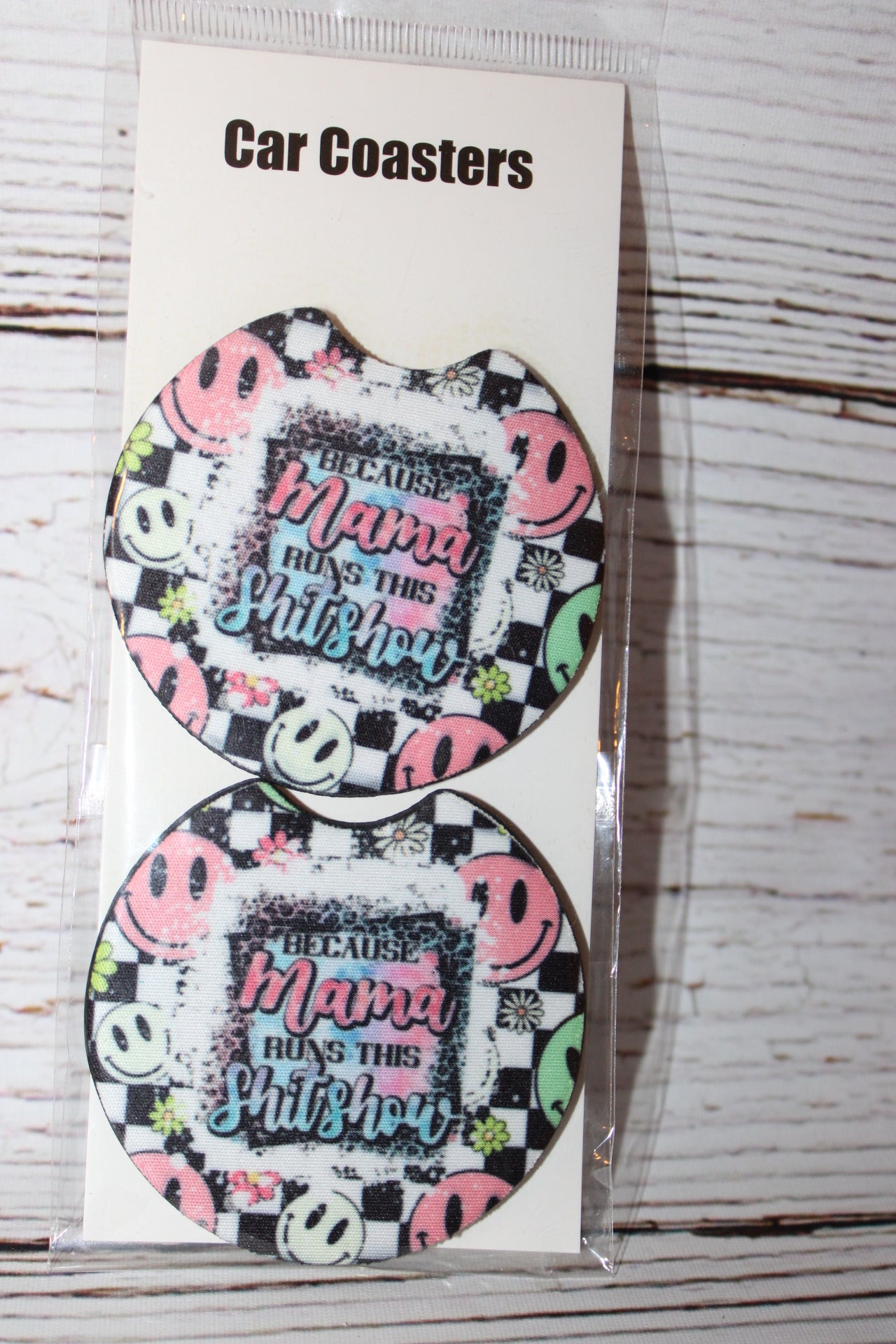 Mom Mama Car Coasters