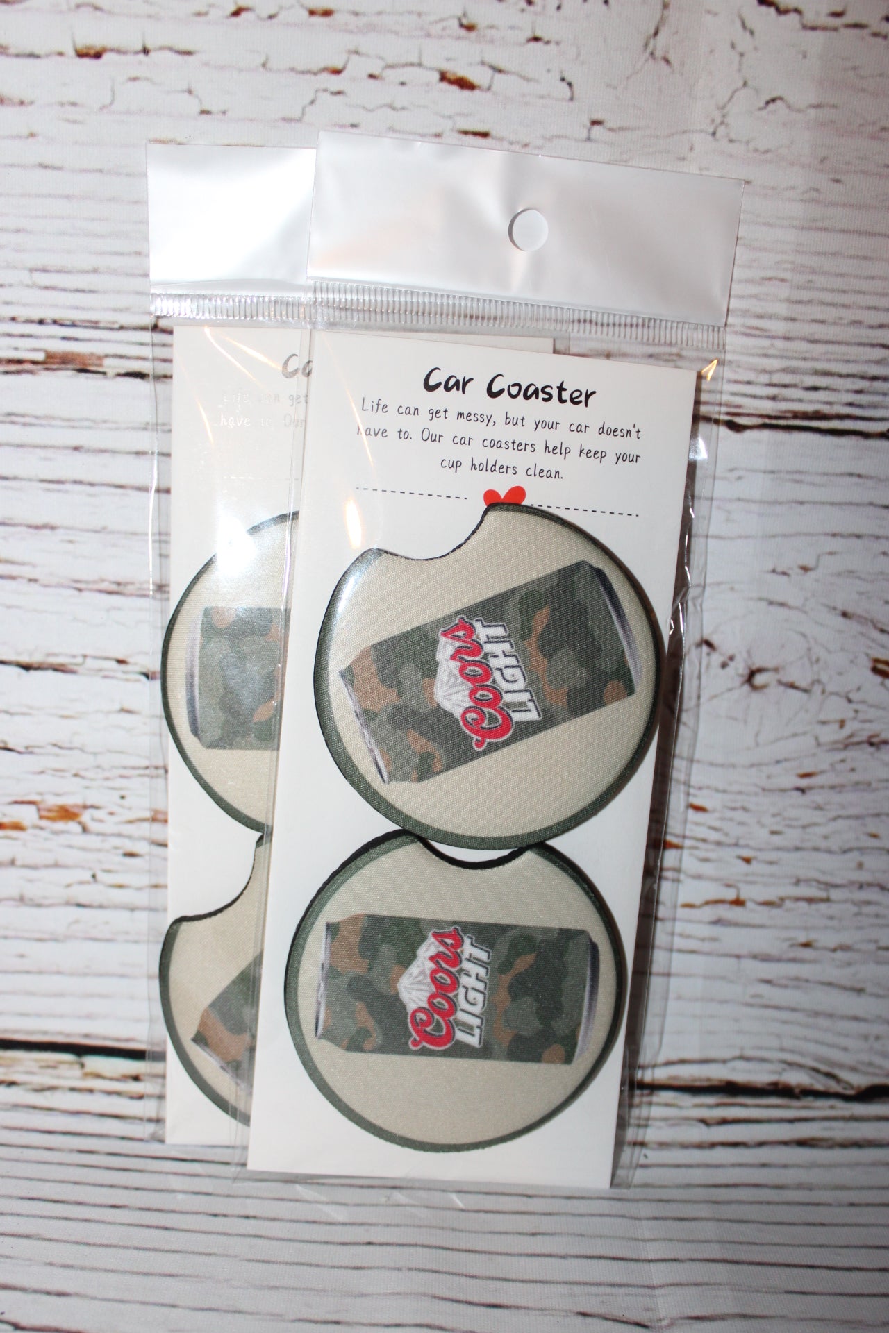 Food & Drinks Car Coasters