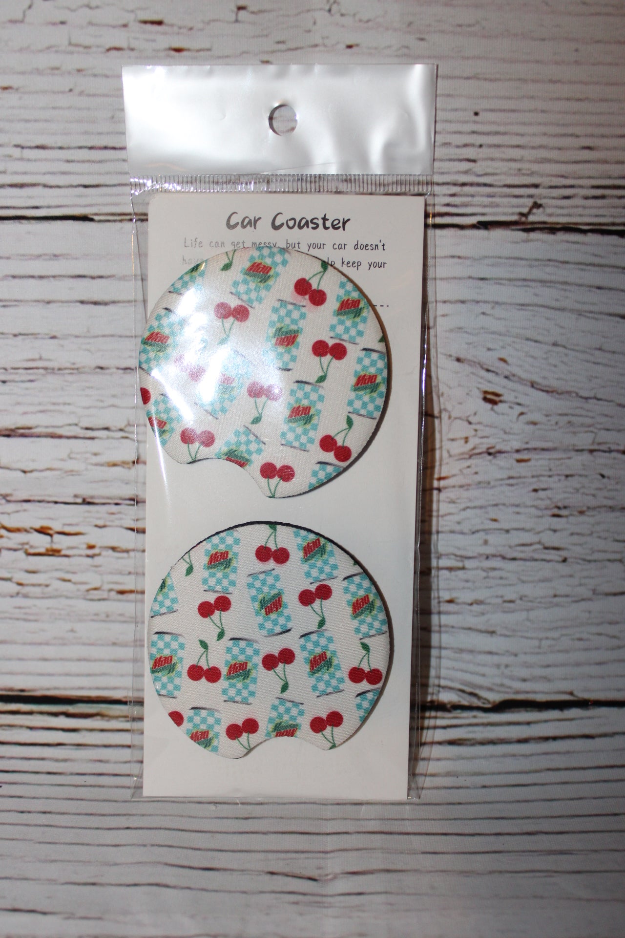Food & Drinks Car Coasters