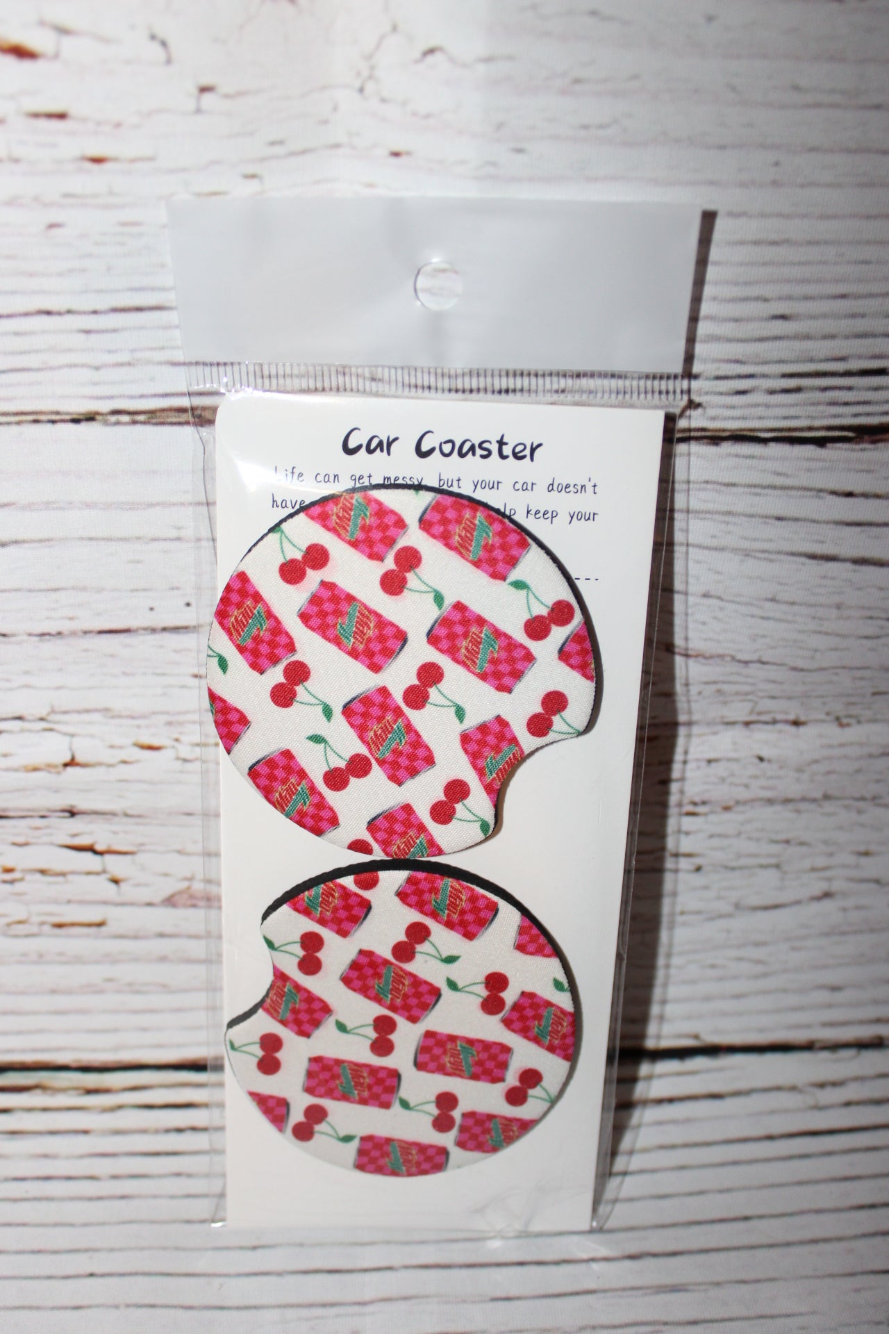 Food & Drinks Car Coasters