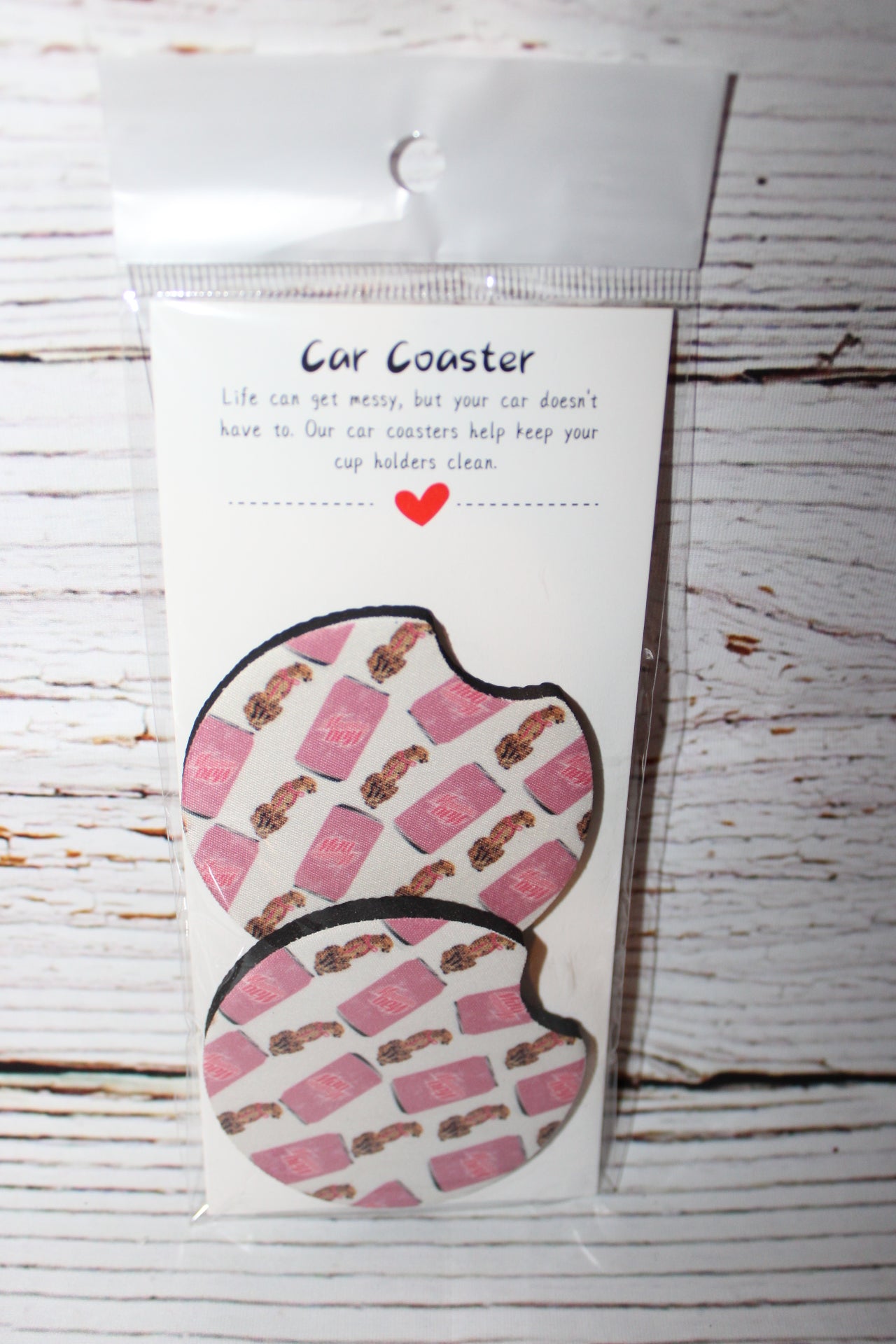 Food & Drinks Car Coasters
