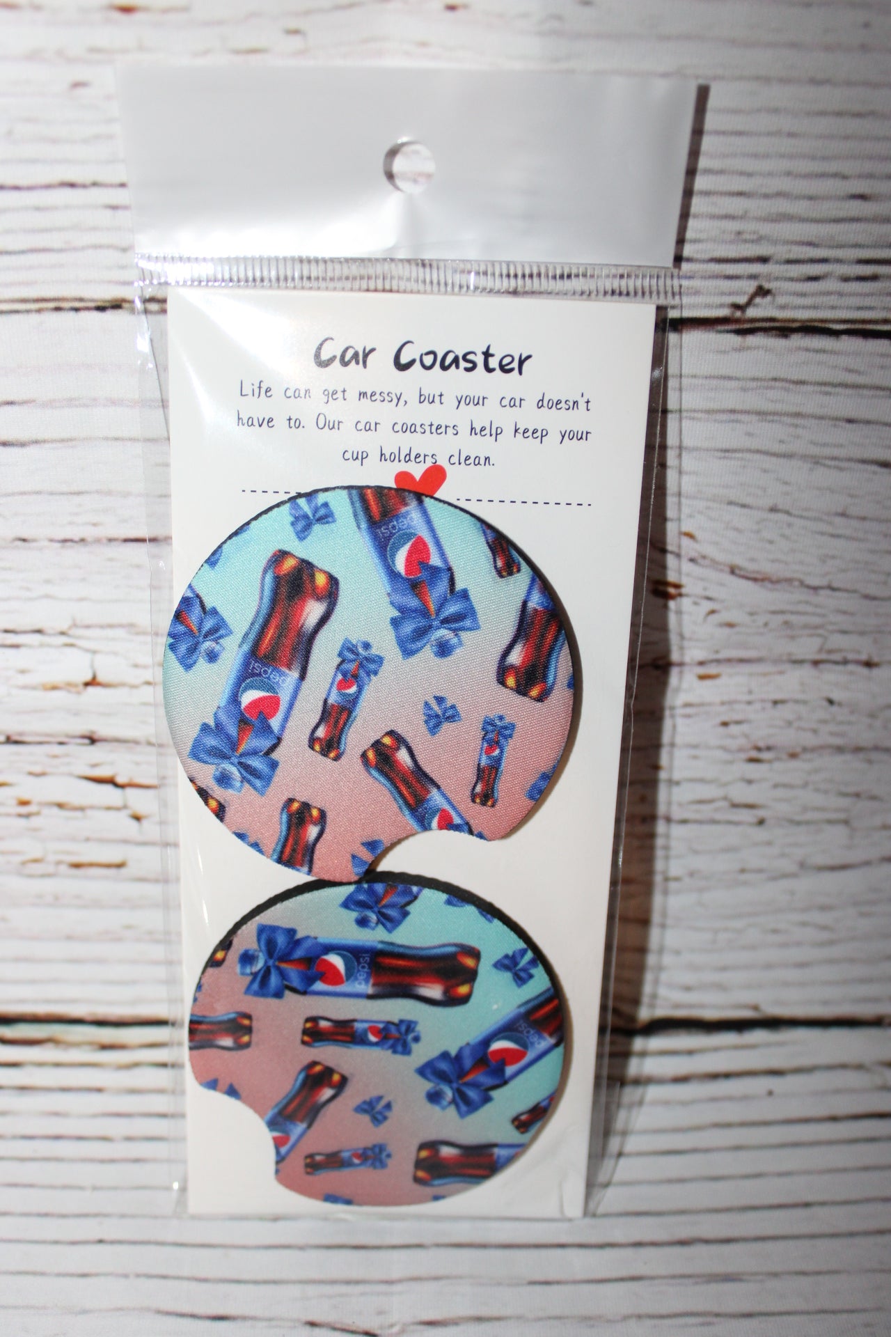 Food & Drinks Car Coasters