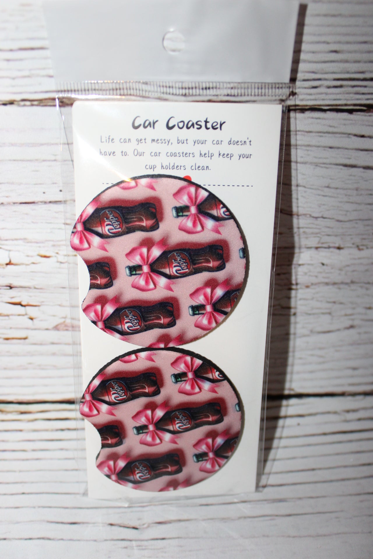 Food & Drinks Car Coasters