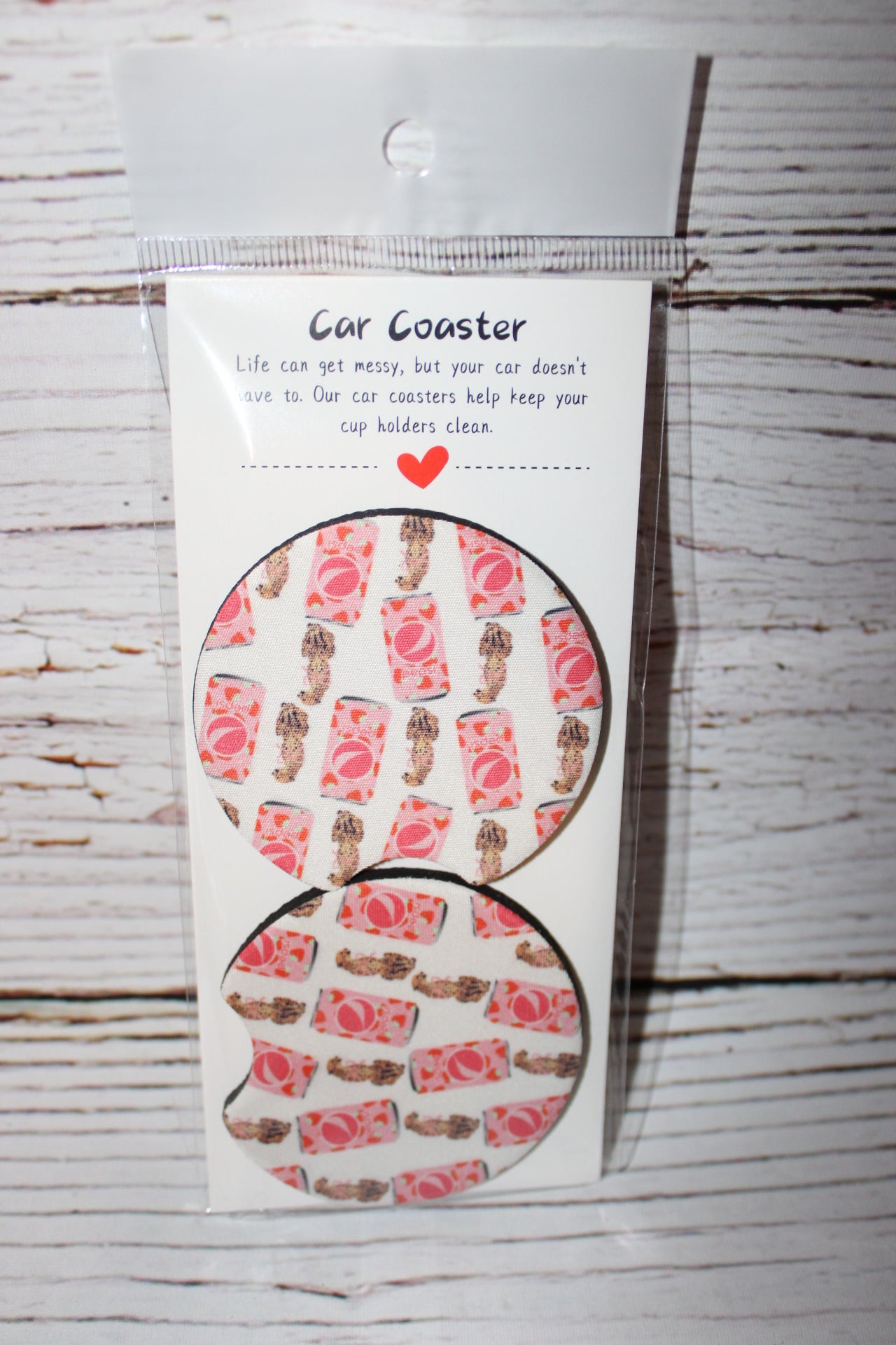 Food & Drinks Car Coasters