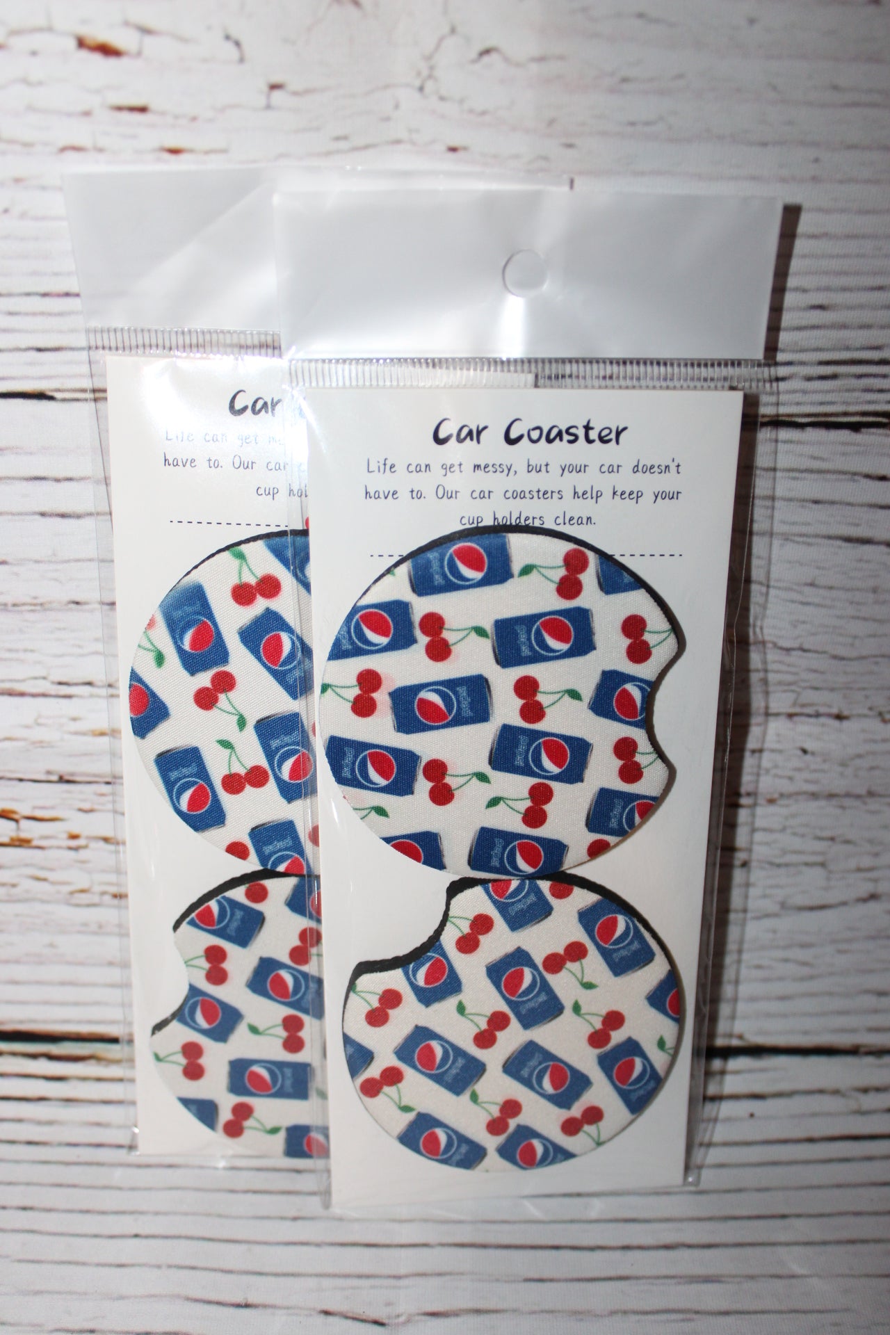 Food & Drinks Car Coasters