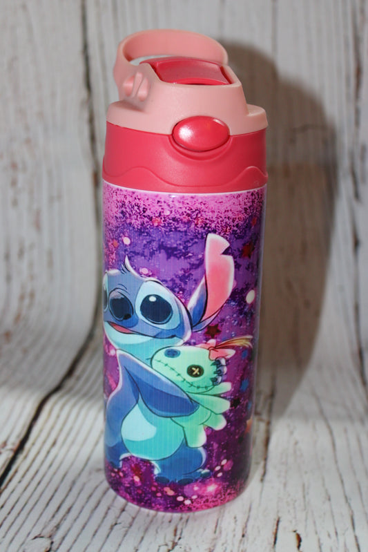 Stitch Flip Top Spill Proof Youth Tumbler 12 Oz