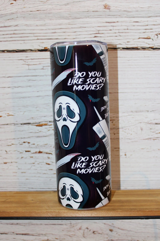 Scream Ghostface Halloween 20 Oz tumbler