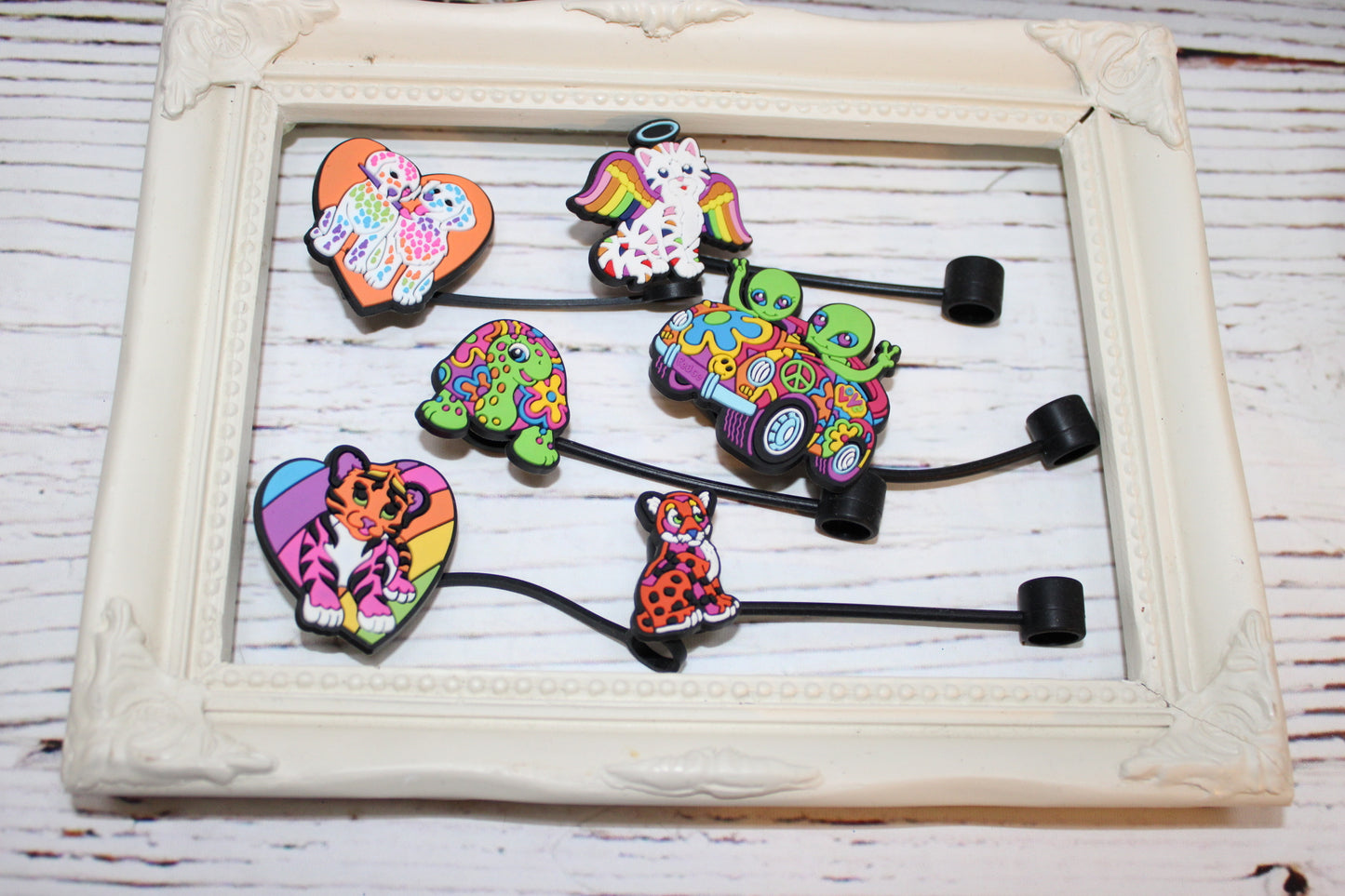 Lisa Frank Straw Toppers