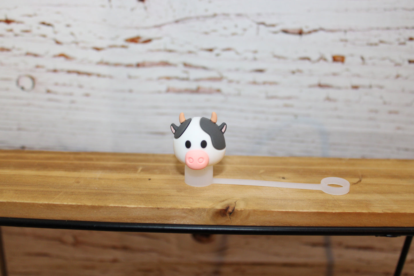 Cow Straw Toppers