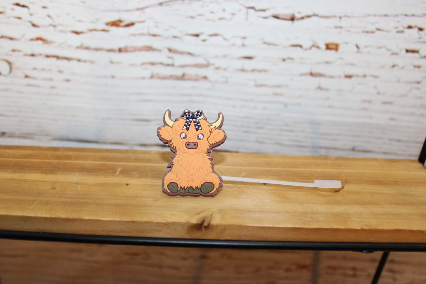 Cow Straw Toppers