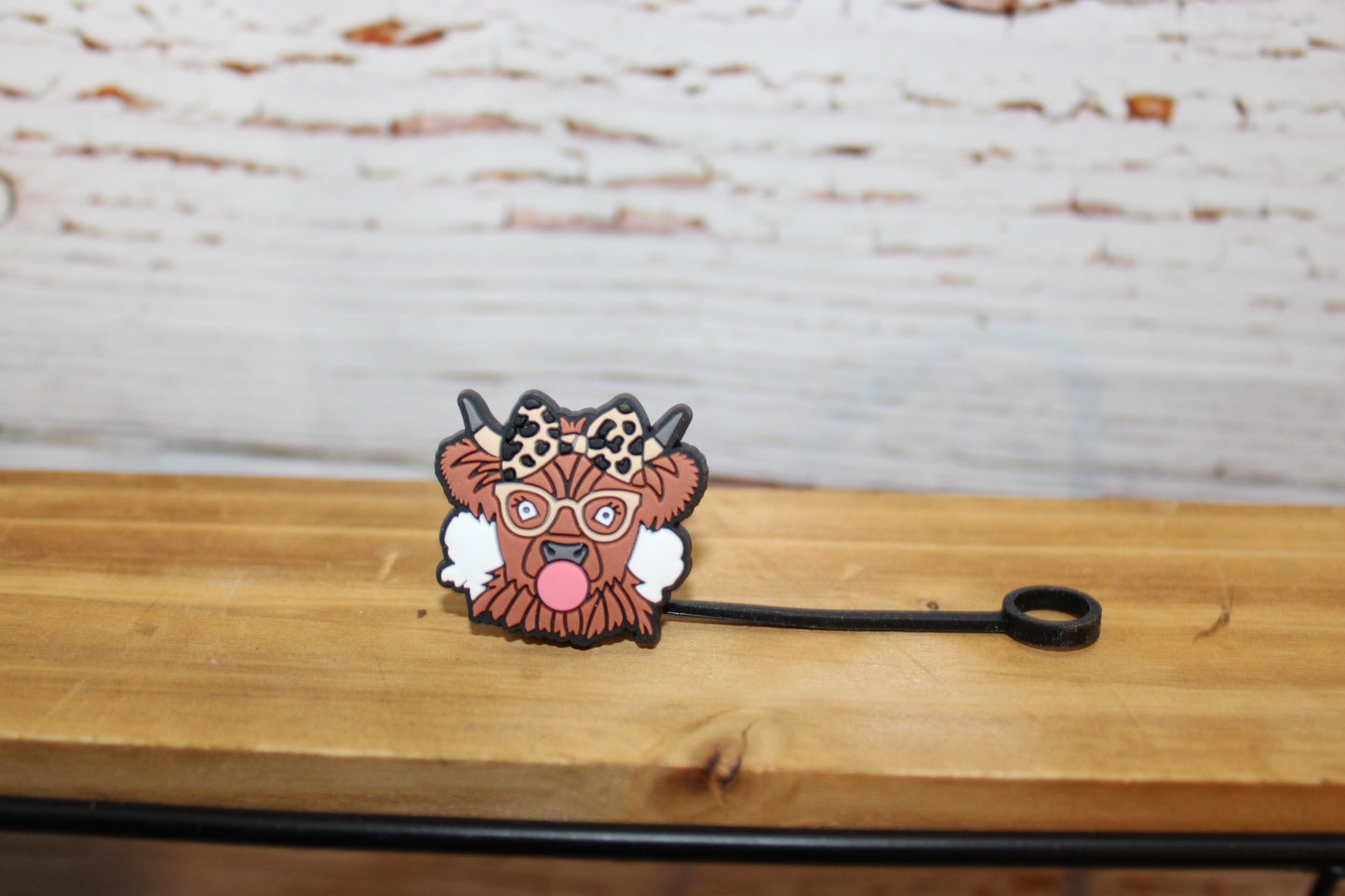 Cow Straw Toppers