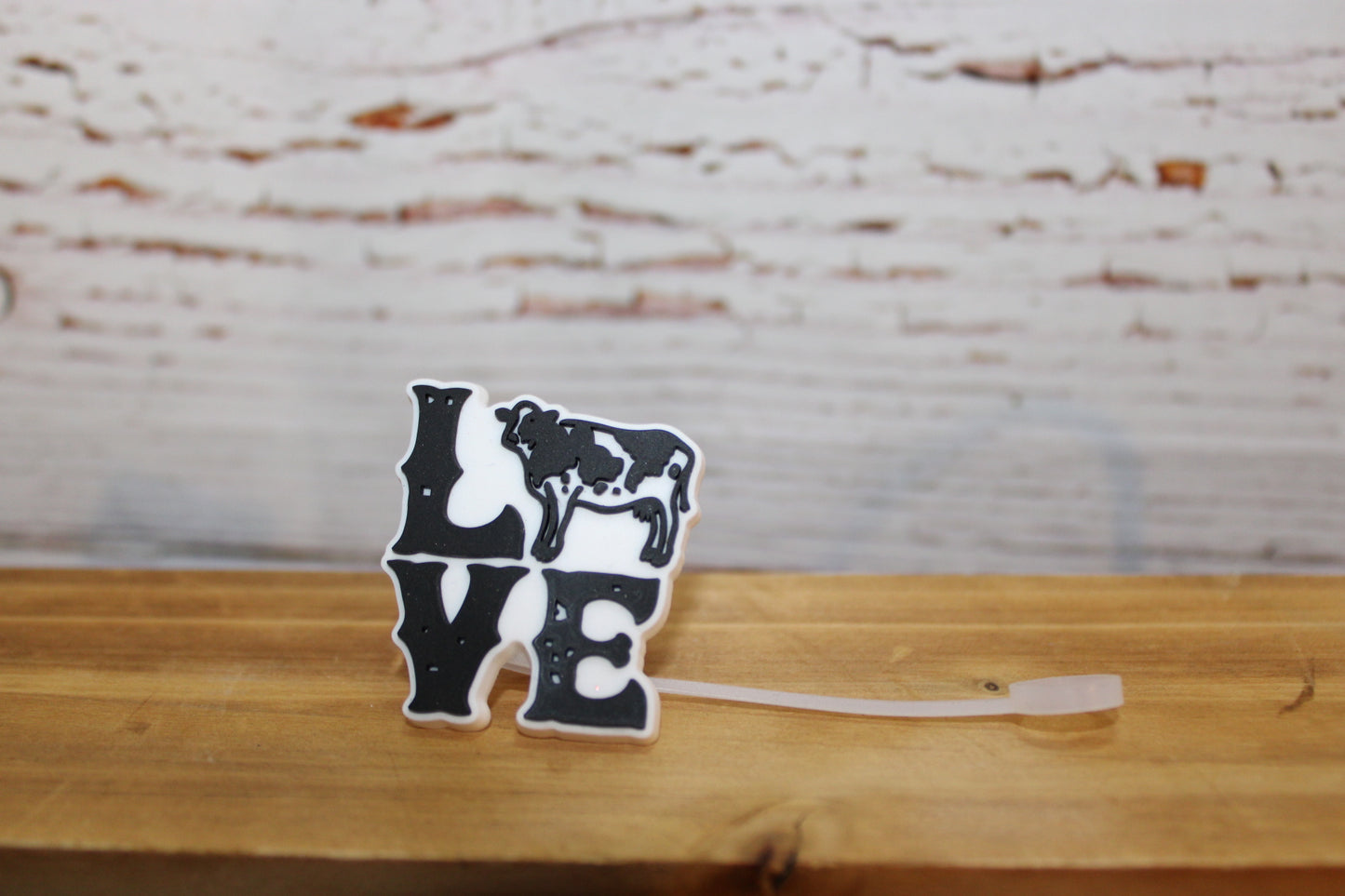 Cow Straw Toppers