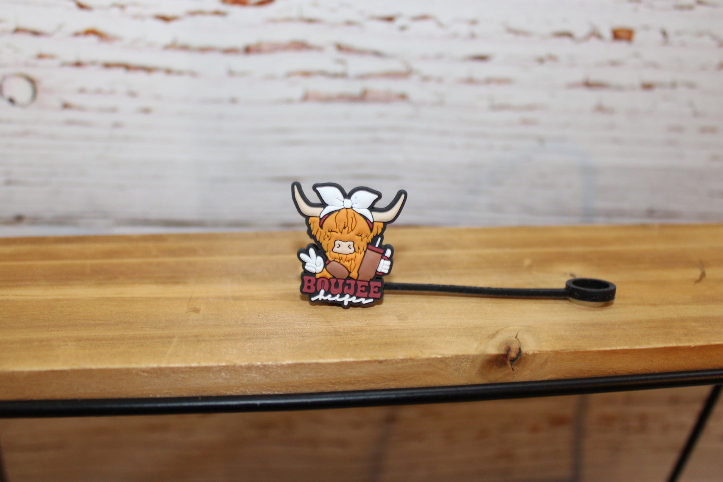 Cow Straw Toppers