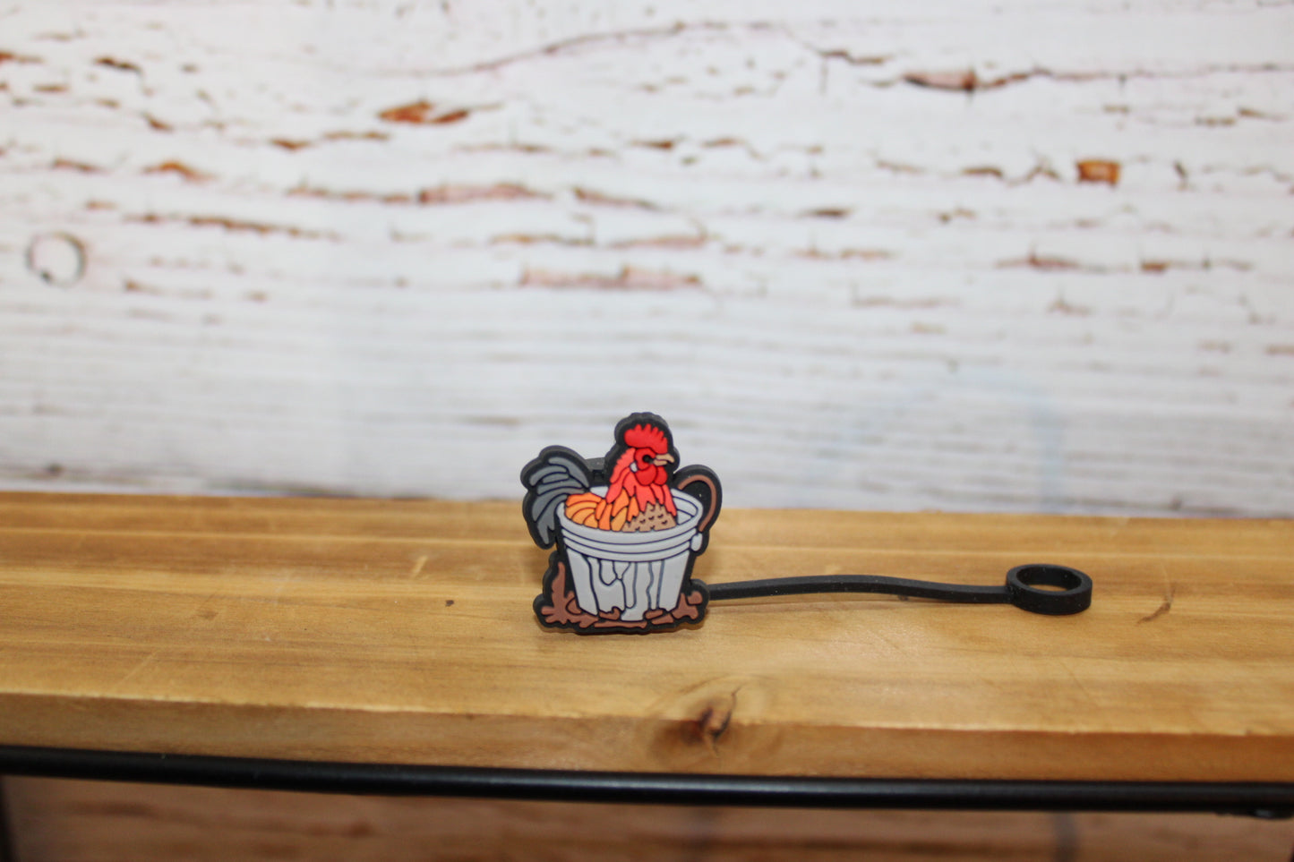 Farm Animal Buckets Straw Toppers