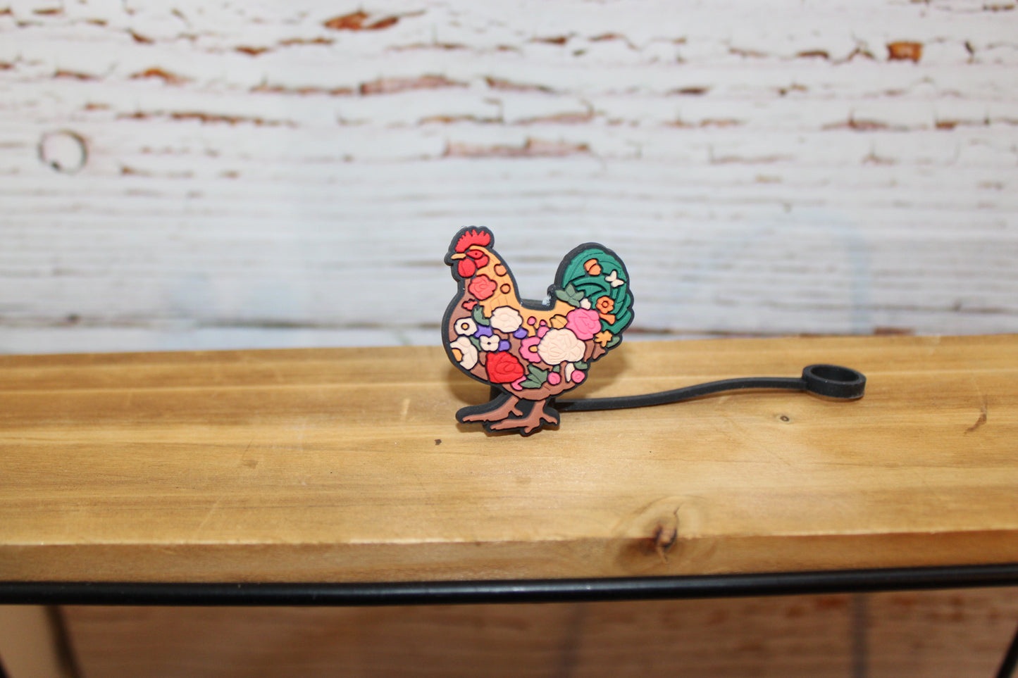 Floral Animals Straw Toppers